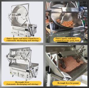 Wholesale food Frying Machine Automatic stainless steel Industrial Fryer Machine from china suppliers