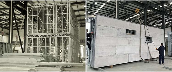 Structures AU NZ Standard Light Steel Frame House To Build Luxury Prefabricated Homes
