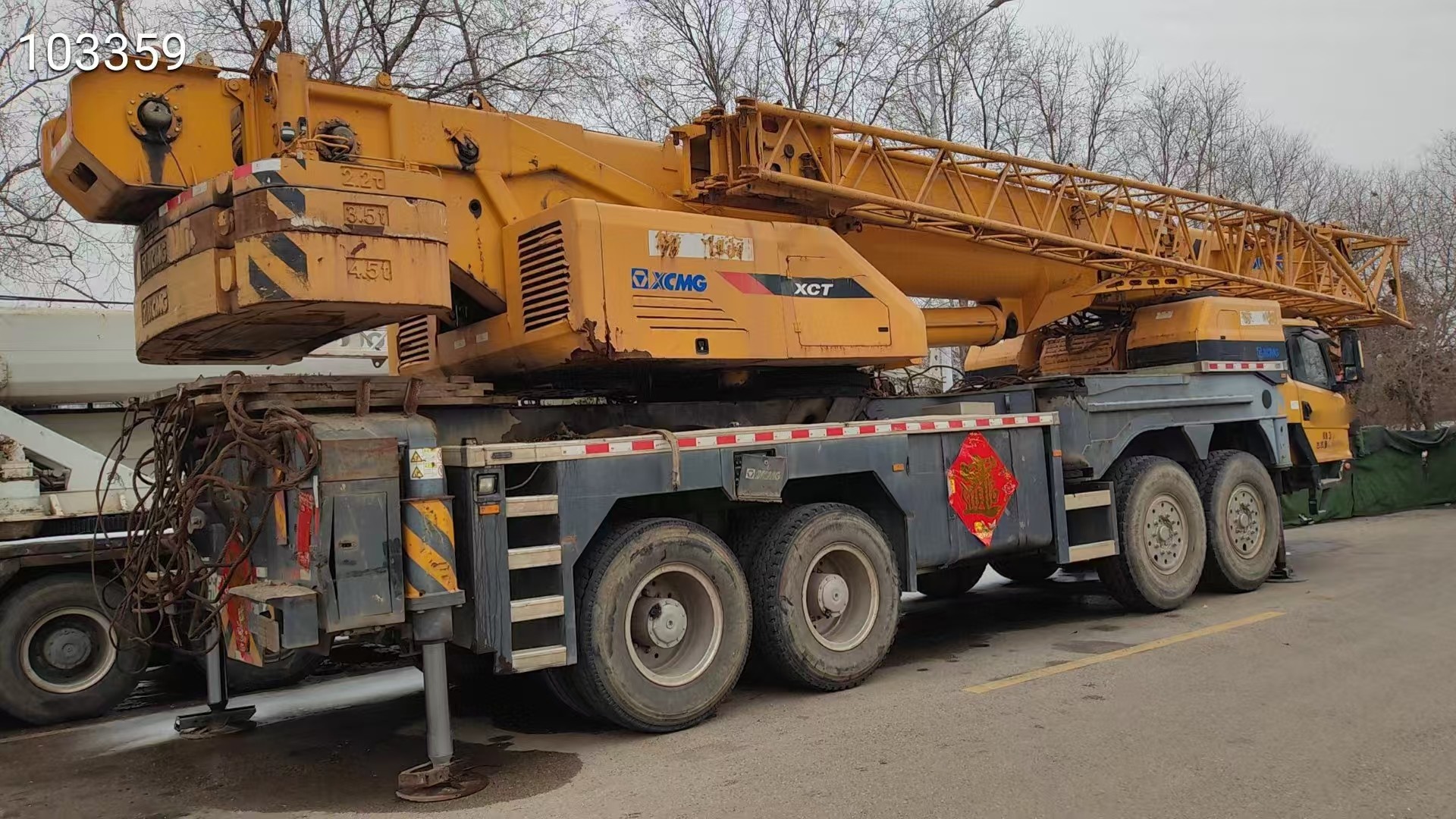 XCMG Heavy Equipment XCT80L5 80Ton Used Mobile Truck Crane for Sale
