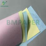 50gram 55gram Blue Yellow Color NCR Carbonless Invoice Paper With 640 x 900mm