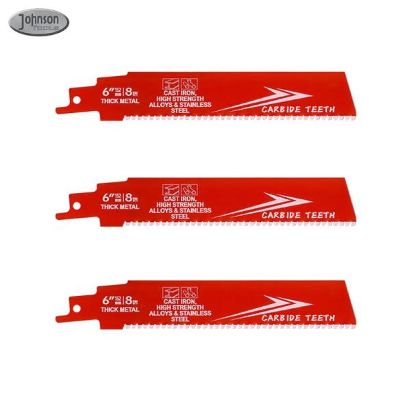 6-inch Bi-Metal OEM Reciprocating Saw Blade Industrial for Metal Cast Iron Alloy