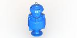 Spill Free Wastewater Vacuum Release Valve , Fushion Bonded Epoxy Air Release