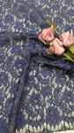 Leafy Emrbroidery Lace Fabric Mesh Breathe Lace Fabric Elegent