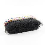 7" Long Colourful Flower Patterned Horse Dandy Brush For Horse Grooming