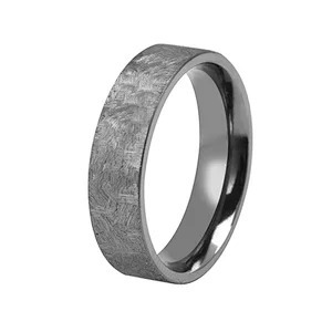 Glossy Gold Stainless Steel Rings Polished 18k Gold Silver Plated Tantalum Metal Ring
