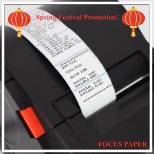 Wholesale Direct Thermal Print Technology Thermal Label Paper Roll with Glassine Paper as Liner from china suppliers