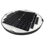 30W 12V IP66 Waterproof Post Top LED Solar Lights 100LM/W 3000LM