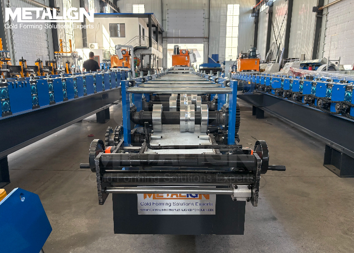 Popular K-Style Gutter Roll Forming Line For Residential Roof Drainage