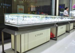 Wholesale Fashion Jewellery Display Counter / Jewelry Store Fixtures Customized Logo from china suppliers