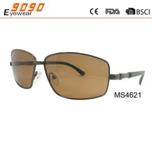 Wholesale 2017 fashion metal sunglasses with 100% UV protection lens, suitable for men and women from china suppliers