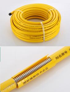 Wholesale Outer Dia 20mm Domestic Gas Pipe , Plastic Coated SS Flexible Bellows from china suppliers