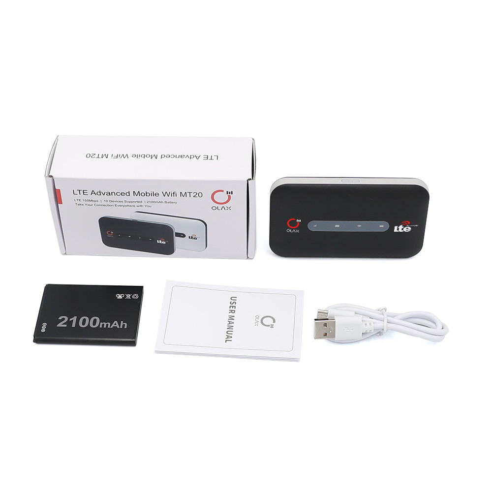 4G Unlock Pocket Portable Wifi Routers 2100mah