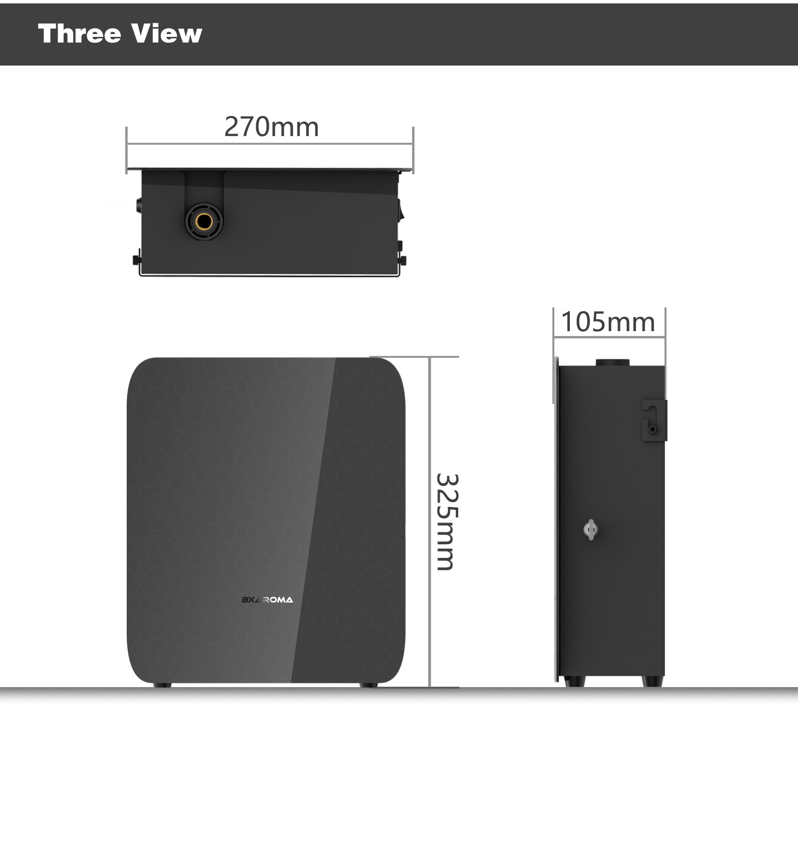 Wall mounted electric aromatherapy nebulizer humidifier scent diffuser system for hotel
