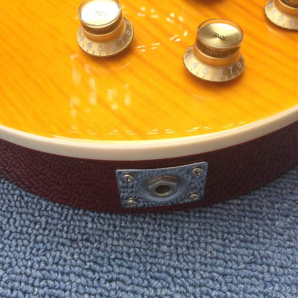 High quality Slash Signature lp guitar,tiger flame maple LP electric guitar,Solid mahogany LP slash guitaar