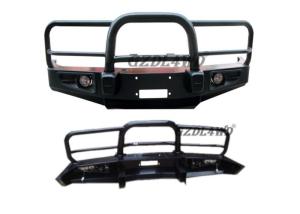 Wholesale 2016 Black Front Bumper Guard Rolled Steel Material For Toyota Landcruiser 80 Body Parts from china suppliers