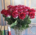 UVG White Artificial Flowers Wholesale Real Touch Silk Flower Rose for Party