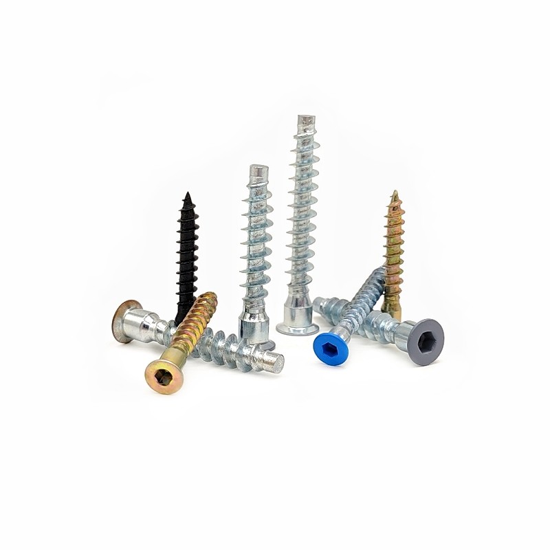 Countersunk Wooden Cabinet Screws Self-Tapping 2.9mm M6*50 M7*28 Flat Head Hexagonal Self-Tapping Screws