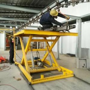 Wholesale Scissor Fork Type 12000kg Hydraulic Lifting Work Table Custom Goods Scissor Lift from china suppliers