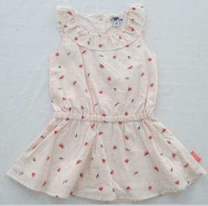 Wholesale Girl Woven Cotton Voile Dress Whole Lining Peter Pan Collar from china suppliers