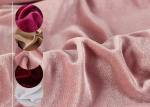 KS Korean Velvet Fabric 96 Polyester 4 Spandex For Garment Sofa