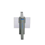 Fingerprint Slim Speed Gate Turnstile DC Motor Face Recognition Access Control