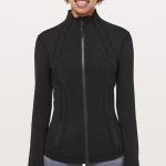 Athletic Gym 300gsm Women Yoga Jacket Thumb Hole Yoga Zip Up Gym Jacket