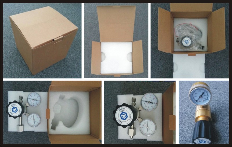 CGA320 High Pressure Co2 Regulator With Safety Valve 1 / 4NPT F Body Ports