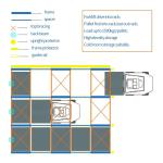 High Density Coating Material Storage Drive for Pallet Rack at USD31 per Pallet
