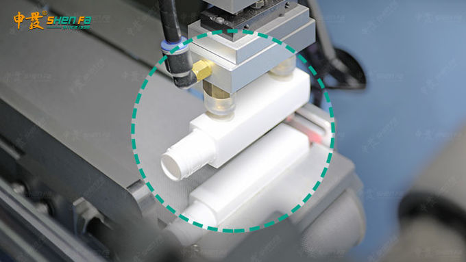 Servo Automatic Hot Stamping Machine For Lipstick Conical Oval Square Shape