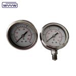 2.5" Stainless Steel Bottom Oil Filled Gauge High Pressure Manometer