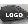 Buy cheap Large Capacity Sports Padel Racket Bag , Black Tennis Racket Bag With Shoe from wholesalers