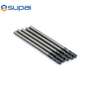 Wholesale CNC Hard Metal Corner Radius Milling Cutter Tungsten steel End Mill 4 Flutes R Cutter Bit from china suppliers