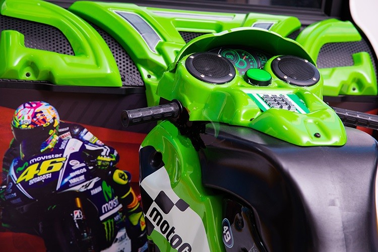 Indoor Sports Moto Gp Racing Game Simulation Arcade Machine / Car Racing Simulator