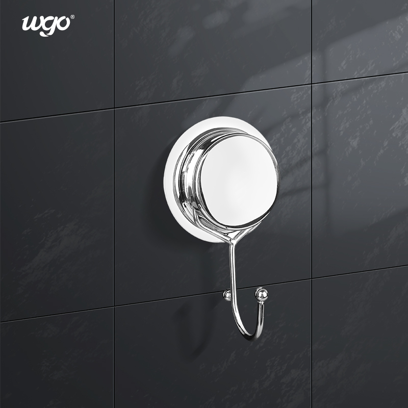 Heavy Duty Minimalist Decorative Coat Hooks Vacuum Suction Glass Hook