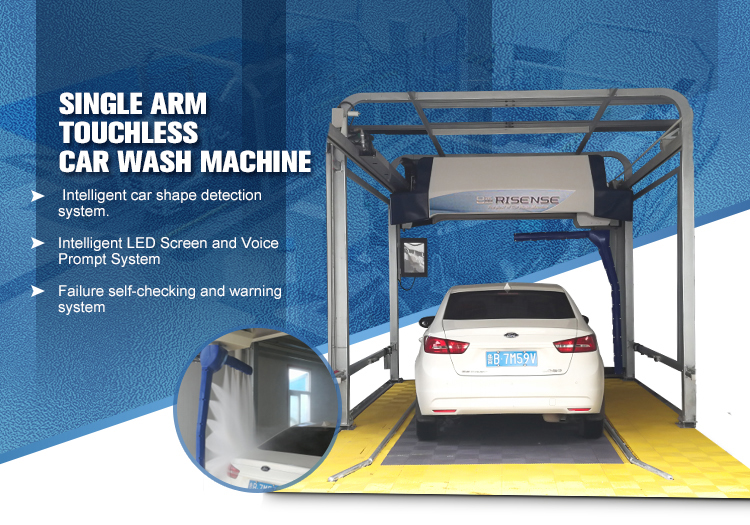 Steel Frame Touchless Robo Arm 360 Automatic Rotating Car Wash Machine