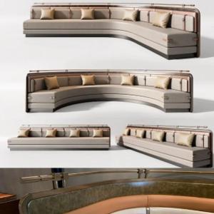 Wholesale Antique Luxury U Shape Semi Circle Booth Seating Leather Hotel Restaurant Sofa Seats from china suppliers