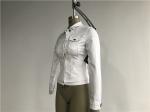 White Faux Fur Womens Coat Button Through Denim Trucker Jacket TW79214