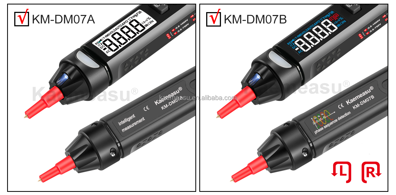 Popular style Mini Pen Digital Multimeter With Live/NCV/Sequence Non Contact Voltage Detection Multimeter Tester