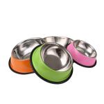 LOGO Printing 200ml Non Spill Dog Bowl 15.2cm Rubber Food Bowl