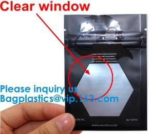 Wholesale Zipper Stand Up Pouch Bags, Medicine STORAGE, Moisture Proof, Smell Proof, Flower, Herb, Tobacco, Coffee from china suppliers