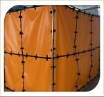 Industrial onshore and offshore safe welding habitats panel removable welding