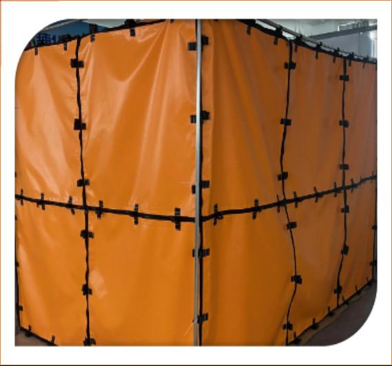 Industrial onshore and offshore safe welding habitats panel removable welding