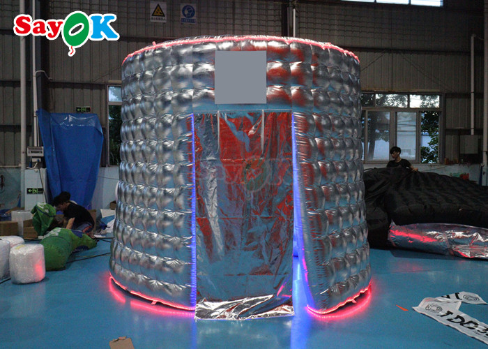 Circular Backdrop 360 Photo Booth Enclosure Inflatable 3x2.7mH