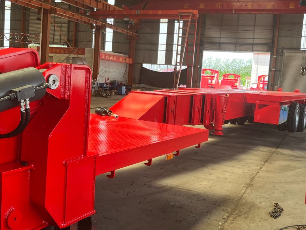 Factory Directly 5/6 Axle Lowbed Trailer for Extreme Load Transport