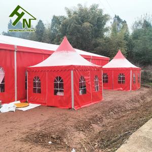 Wholesale Aluminum Alloy Frame Party Pagoda Event Tent 13 x 13ft Red Color from china suppliers