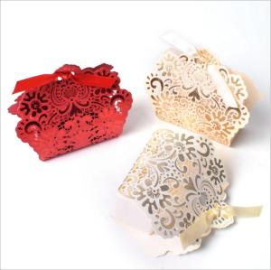 Wholesale Card Paper Food Packaging Recycled Materials Luxurious Gold Red Color from china suppliers