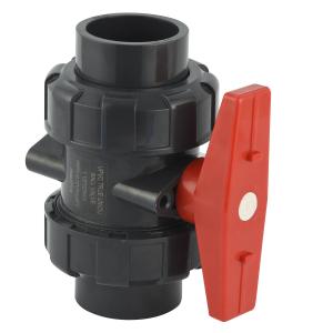 Wholesale ABS Body Special Handle Control Valve 2 PCS PVC True Union Ball Valve Low Temperature from china suppliers