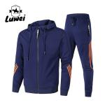 Plus Size Men Sportswear Set Autumn Athletic Wear Zipper Tracksuits