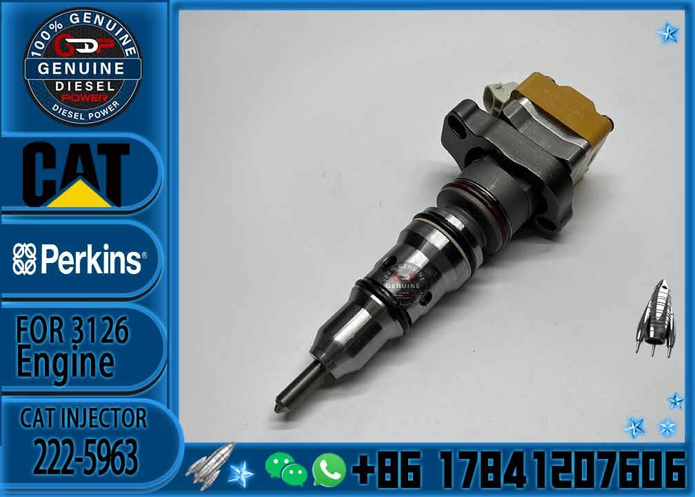 2225963 High Quality Excavator Parts Diesel Fuel Injector 222-5963 For Cat Caterpillar Engine 3126 3126B 3126E