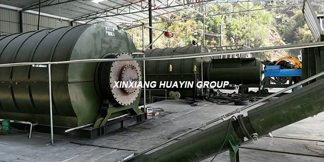 No Pollution Waste Plastic To Fuel Machine 5 Ton Plastic Pyrolysis Plant